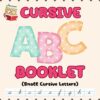 cursive writing a to z capital and small letters