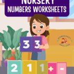 Number worksheet for nursery