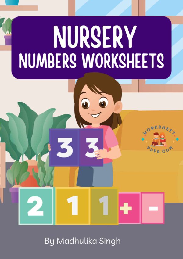 Number worksheet for nursery