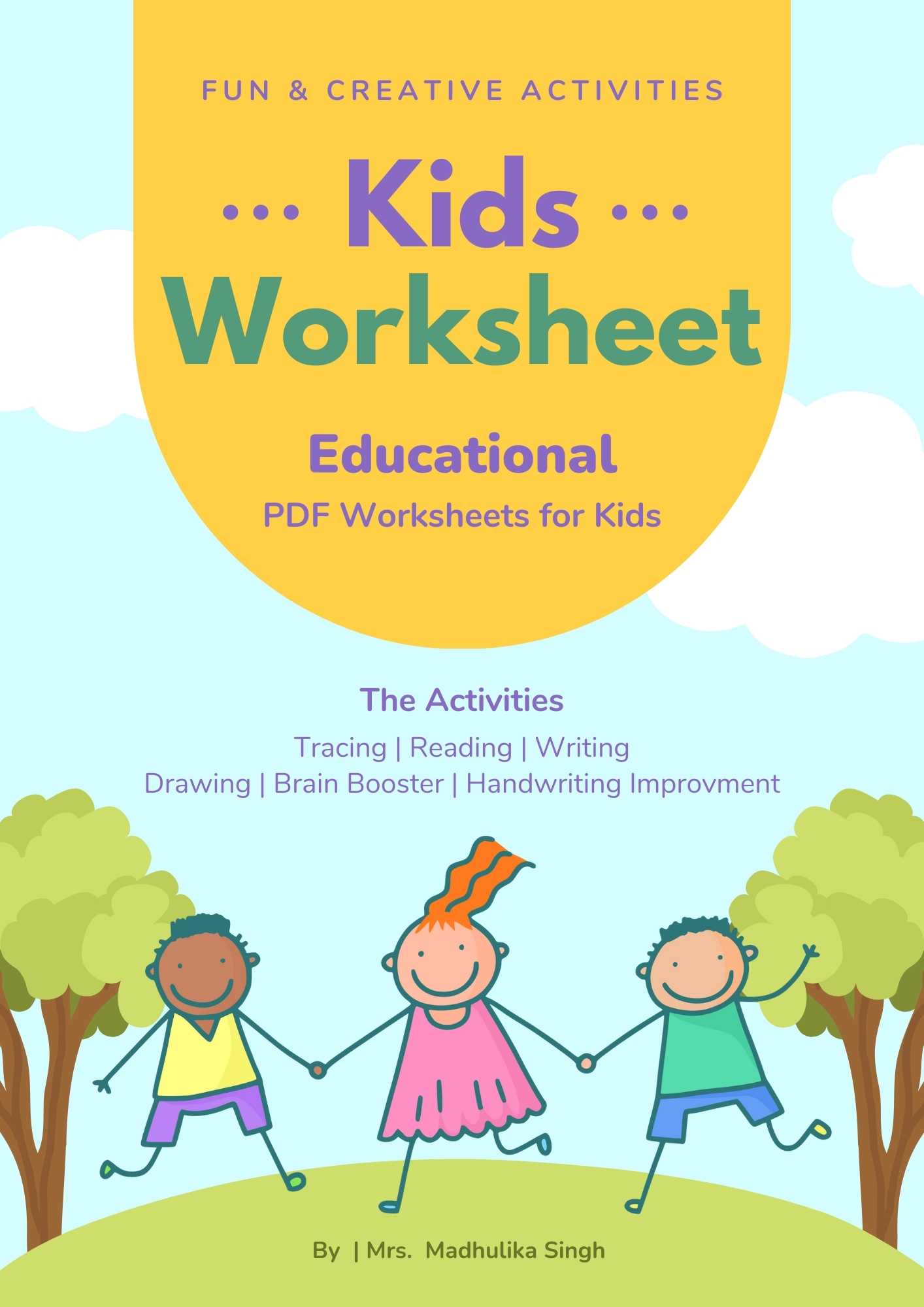 preschool kids worksheet