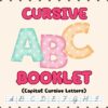 Cursive writing A to Z capital letters