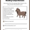 Farm Animals Reading Comprehension