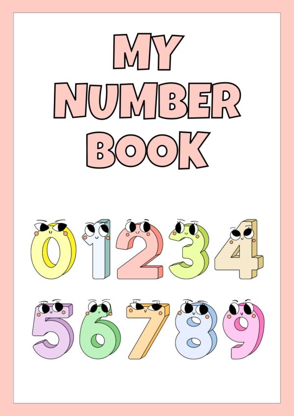 Number tracing worksheets for kids