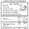 Short O CVC Stories Reading Comprehension English Worksheet