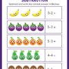 Subtraction Worksheet class 1