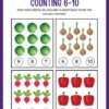 counting worksheets Kindergarten