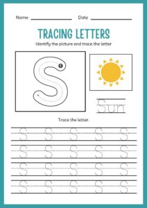 letter tracing s