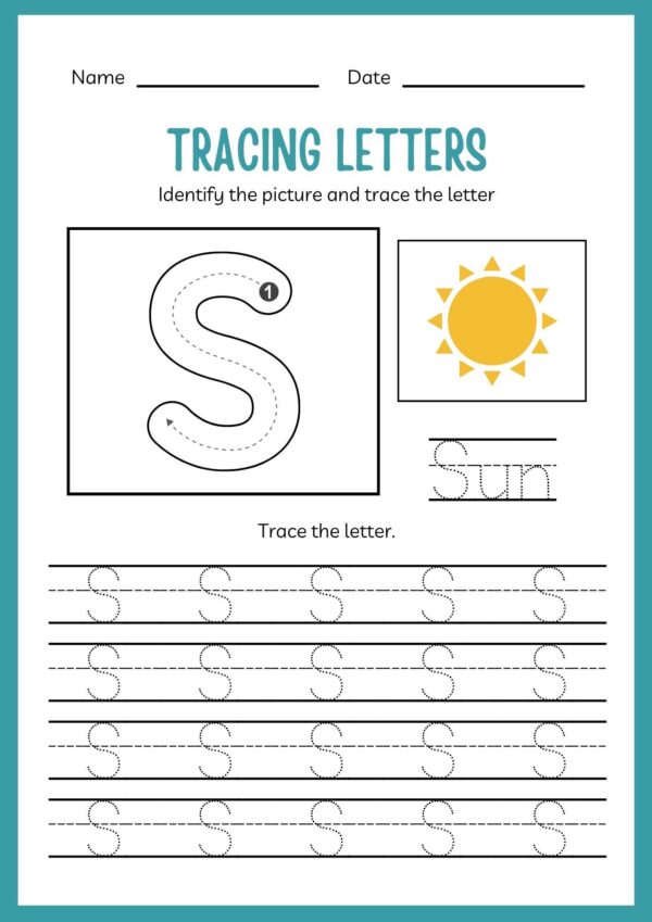 letter tracing s