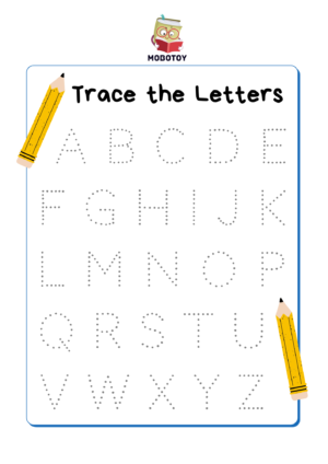 a to z capital letter tracing worksheets